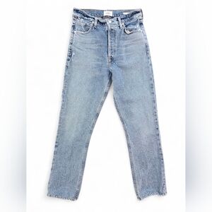 Citizens of Humanity Charlotte High Rise Straight Leg Jeans Size 25 Med Wash